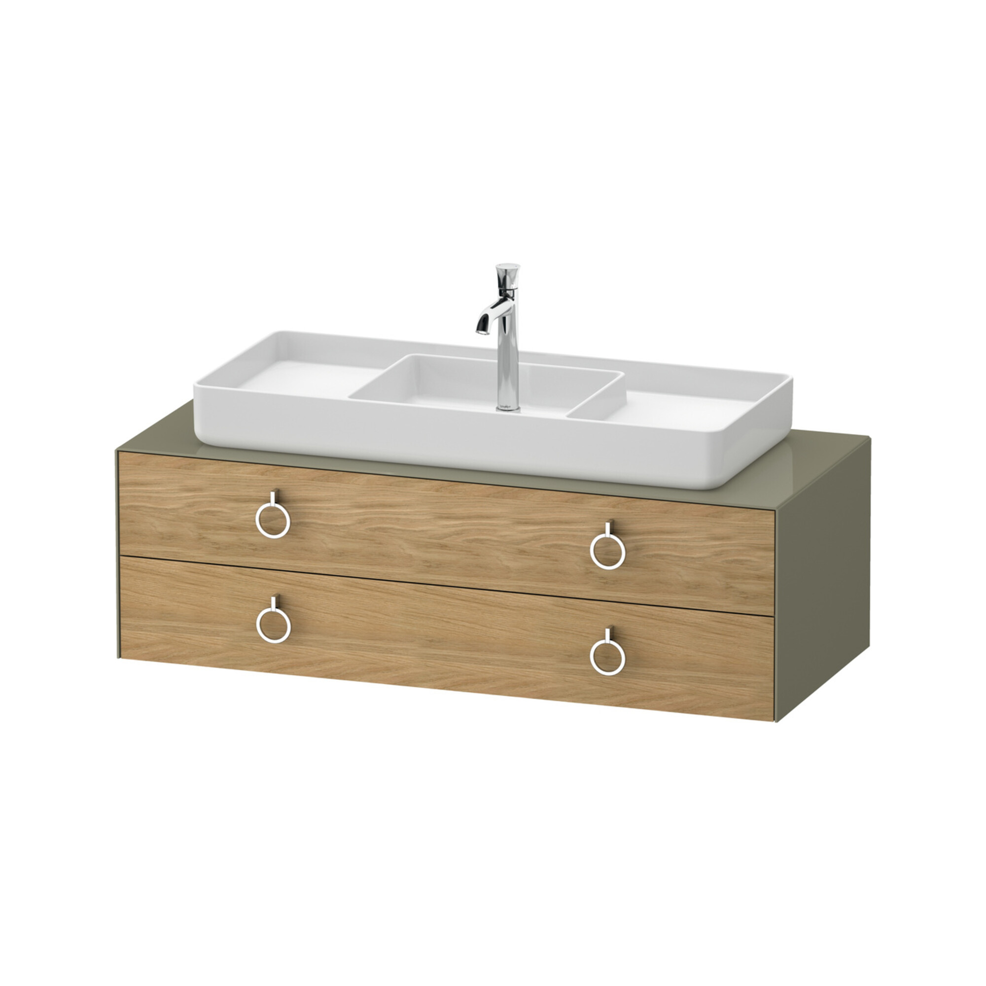 Duravit Waschtischunterschrank White Tulip 130x55cm, B mi, E Nat StG g, k Ein/m Be