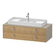 Duravit Waschtischunterschrank White Tulip 130x55cm, B mi, E Nat tau m, k Ein/o Be-1