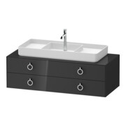 Duravit Waschtischunterschrank White Tulip 130x55cm, B mi, gra g, k Ein/m Be