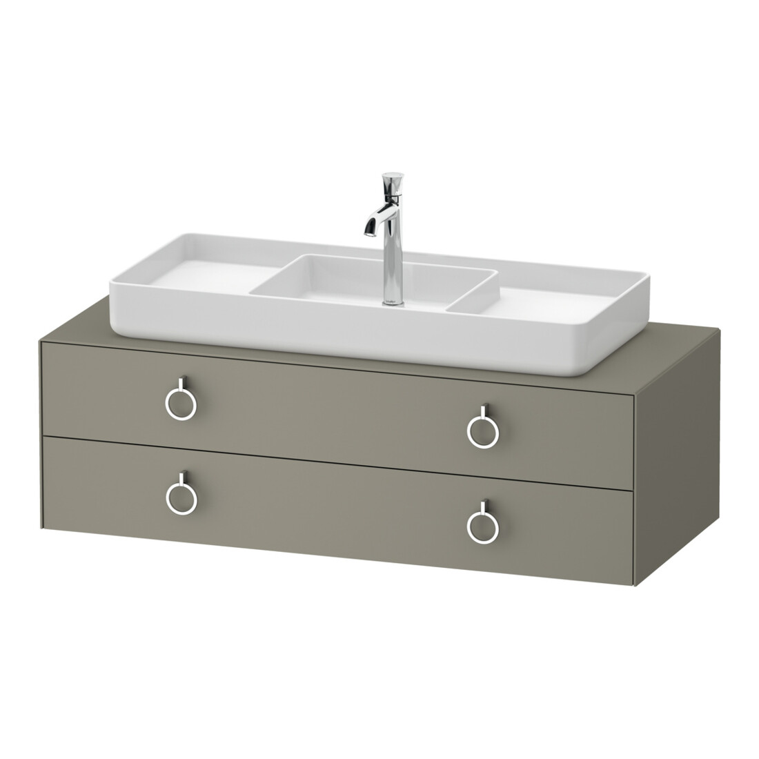 Duravit Waschtischunterschrank White Tulip 130x55cm, B mi, st-g m, k Ein/m Be