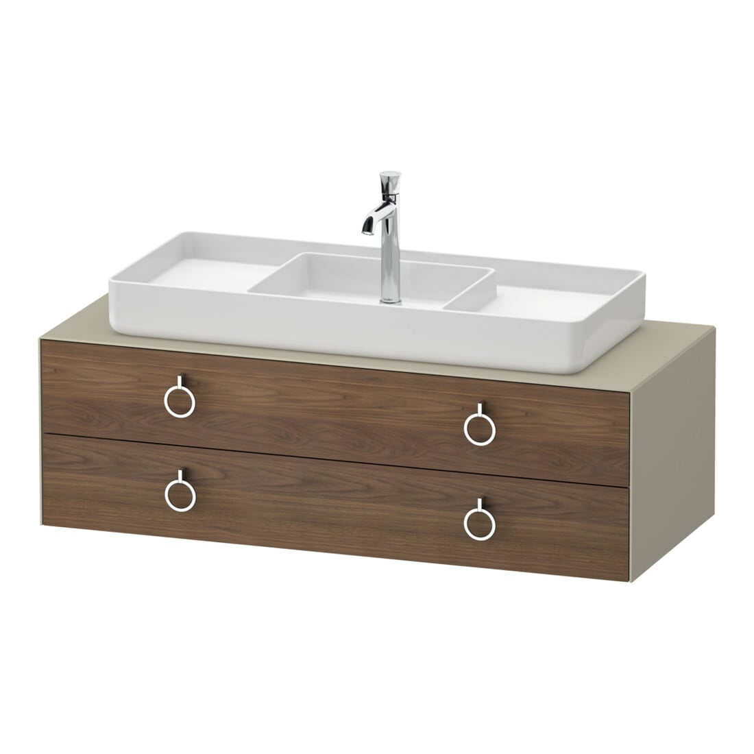 Duravit Waschtischunterschrank White Tulip 130x55cm, B mi, US N tau m, k Ein/m Be