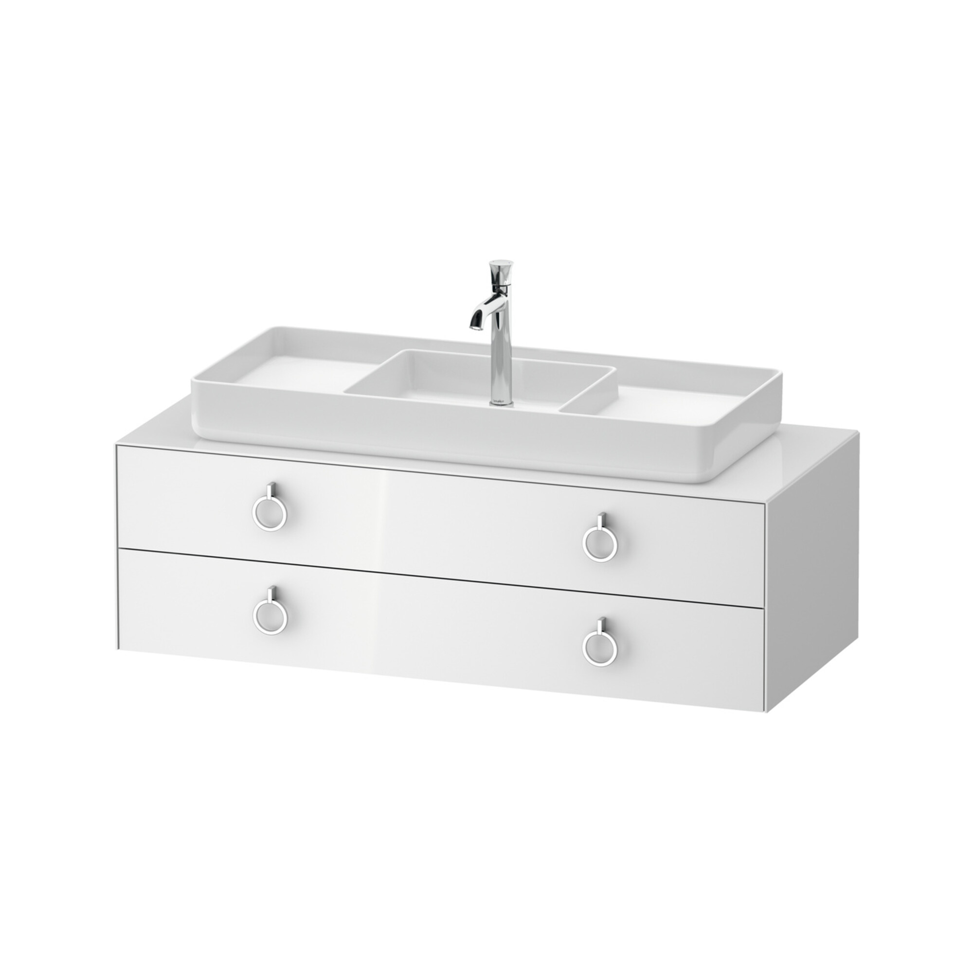 Duravit Waschtischunterschrank White Tulip 130x55cm, B mi, w g, k Ein/m Beleuchtung
