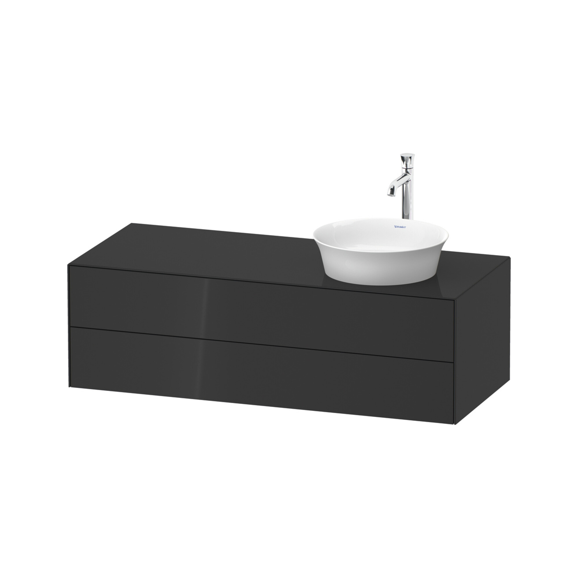Duravit Waschtischunterschrank White Tulip 130x55cm, B R, gr g, k Ein/m Beleuchtung