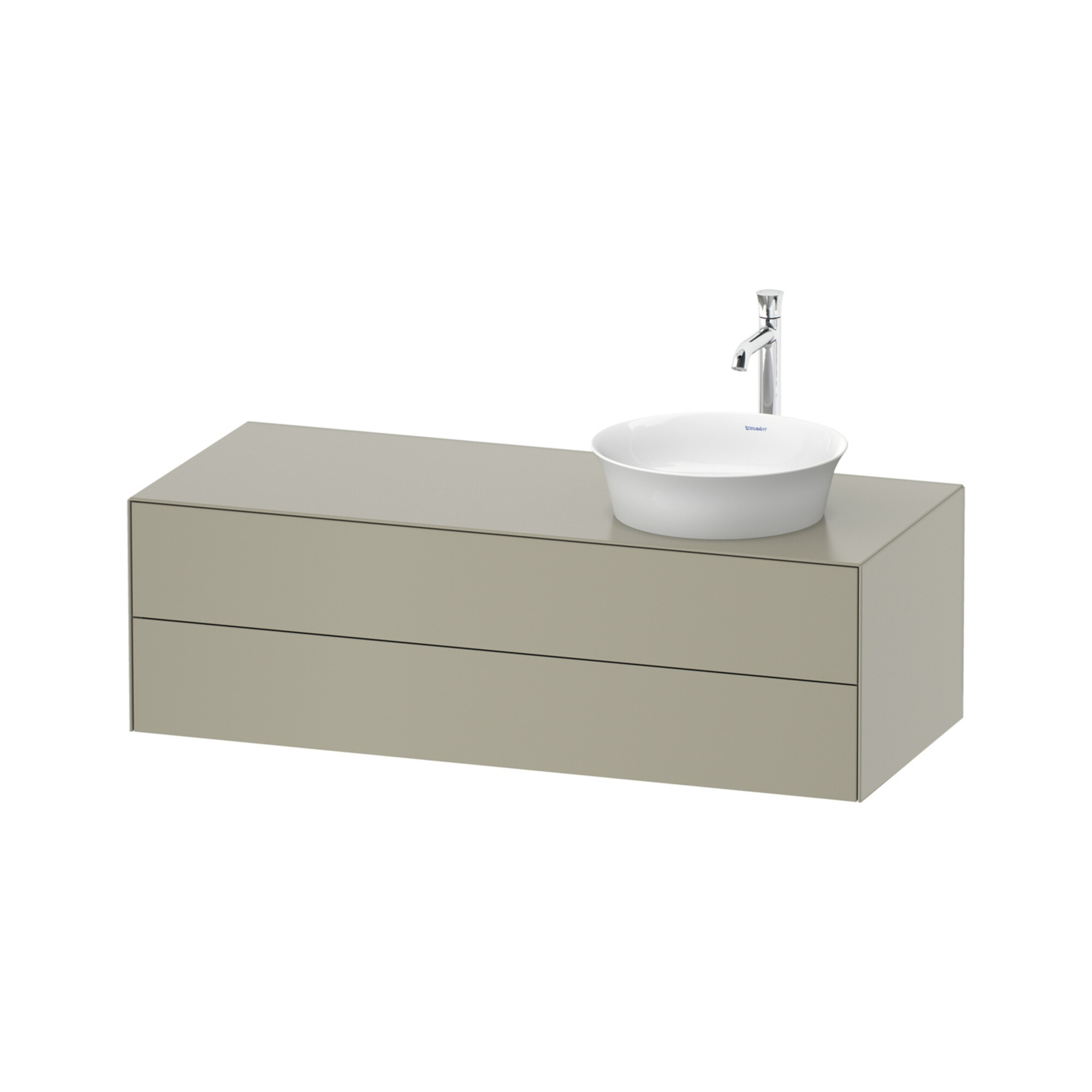 Duravit Waschtischunterschrank White Tulip 130x55cm, B R, T m, k Ein/m Beleuchtung