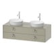 Duravit Waschtischunterschrank White Tulip 130x55cm, T m, k Ein/m Beleuchtung-1