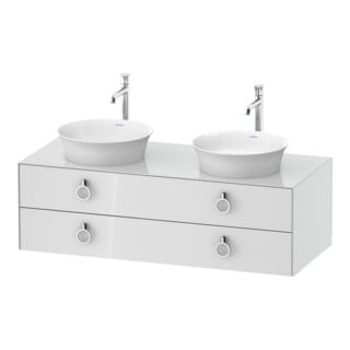 Duravit Waschtischunterschrank White Tulip 130x55cm, w g, k Ein/m Beleuchtung