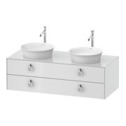 Duravit Waschtischunterschrank White Tulip 130x55cm, w g, k Ein/m Beleuchtung