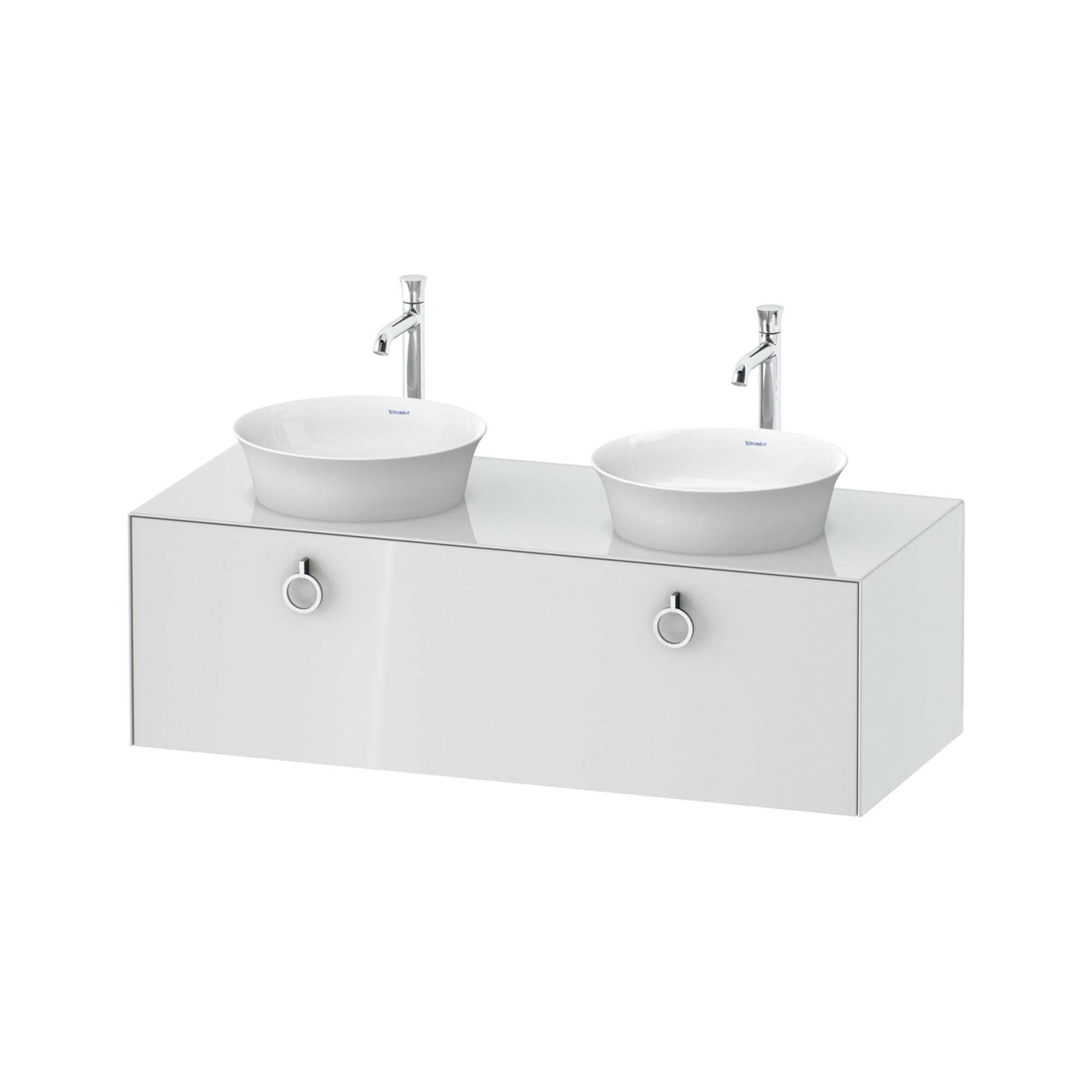 Duravit Waschtischunterschrank White Tulip 130x55cm, w g, k Ein/m Beleuchtung