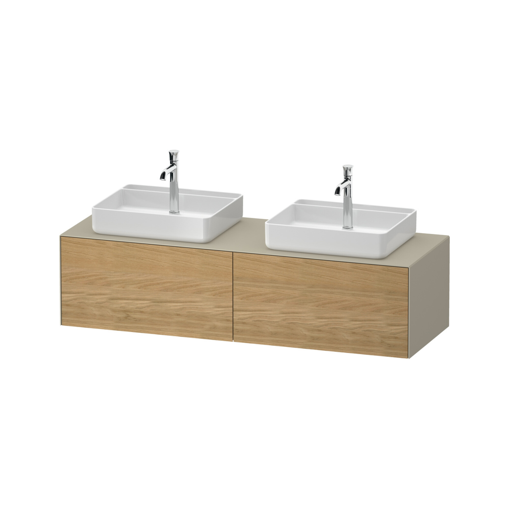 Duravit Waschtischunterschrank White Tulip 160x55cm, 2 A, E N tau sm, k Ei/m IB