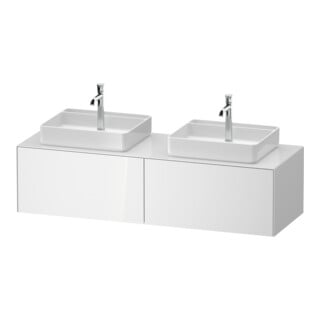 Duravit Waschtischunterschrank White Tulip 160x55cm, 2 A, w g, k Ei/o Beleucht.
