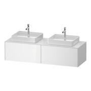 Duravit Waschtischunterschrank White Tulip 160x55cm, 2 A, w g, k Ei/o Beleucht.