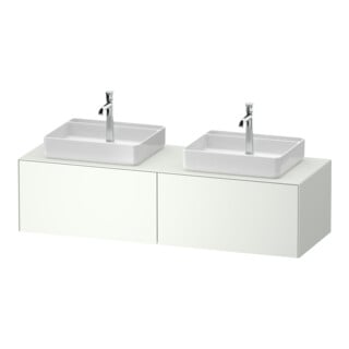 Duravit Waschtischunterschrank White Tulip 160x55cm, 2 A, w sm, k Ei/o Beleucht.