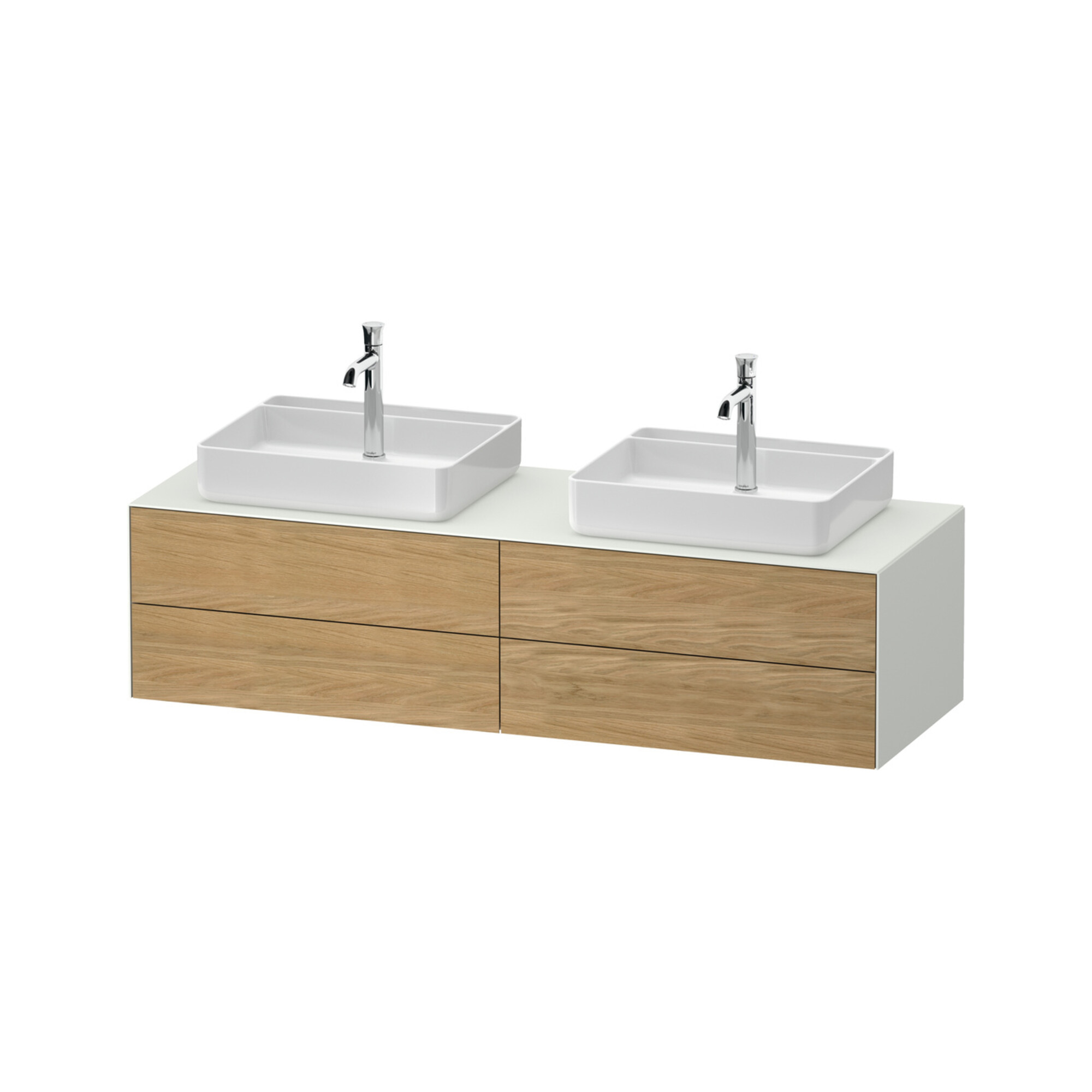 Duravit Waschtischunterschrank White Tulip 160x55cm, 4 L, E N w m, k Ei/o B