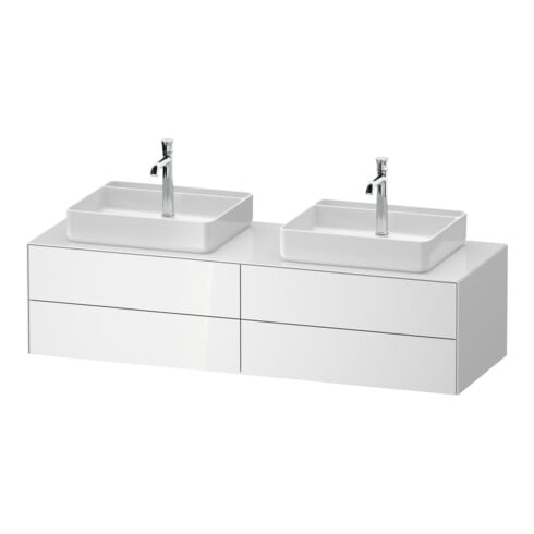 Duravit Waschtischunterschrank White Tulip 160x55cm, 4 L, w g, k Ei/m Beleuchtung