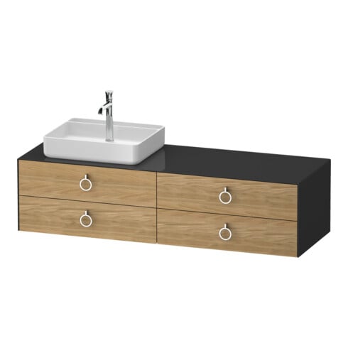 Duravit Waschtischunterschrank White Tulip 160x55cm, B L, E N gra g, k Ein/o Be