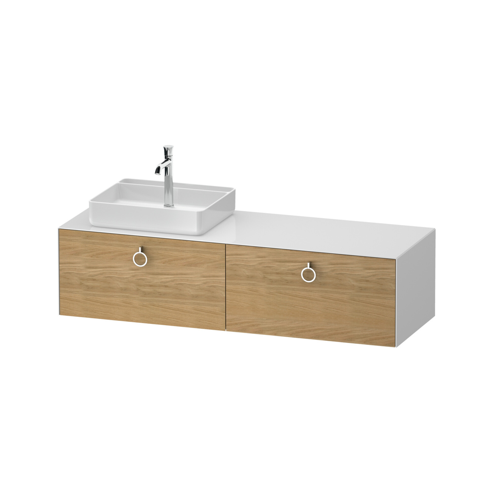Duravit Waschtischunterschrank White Tulip 160x55cm, B l, E Nat w g, k Ein/o Be