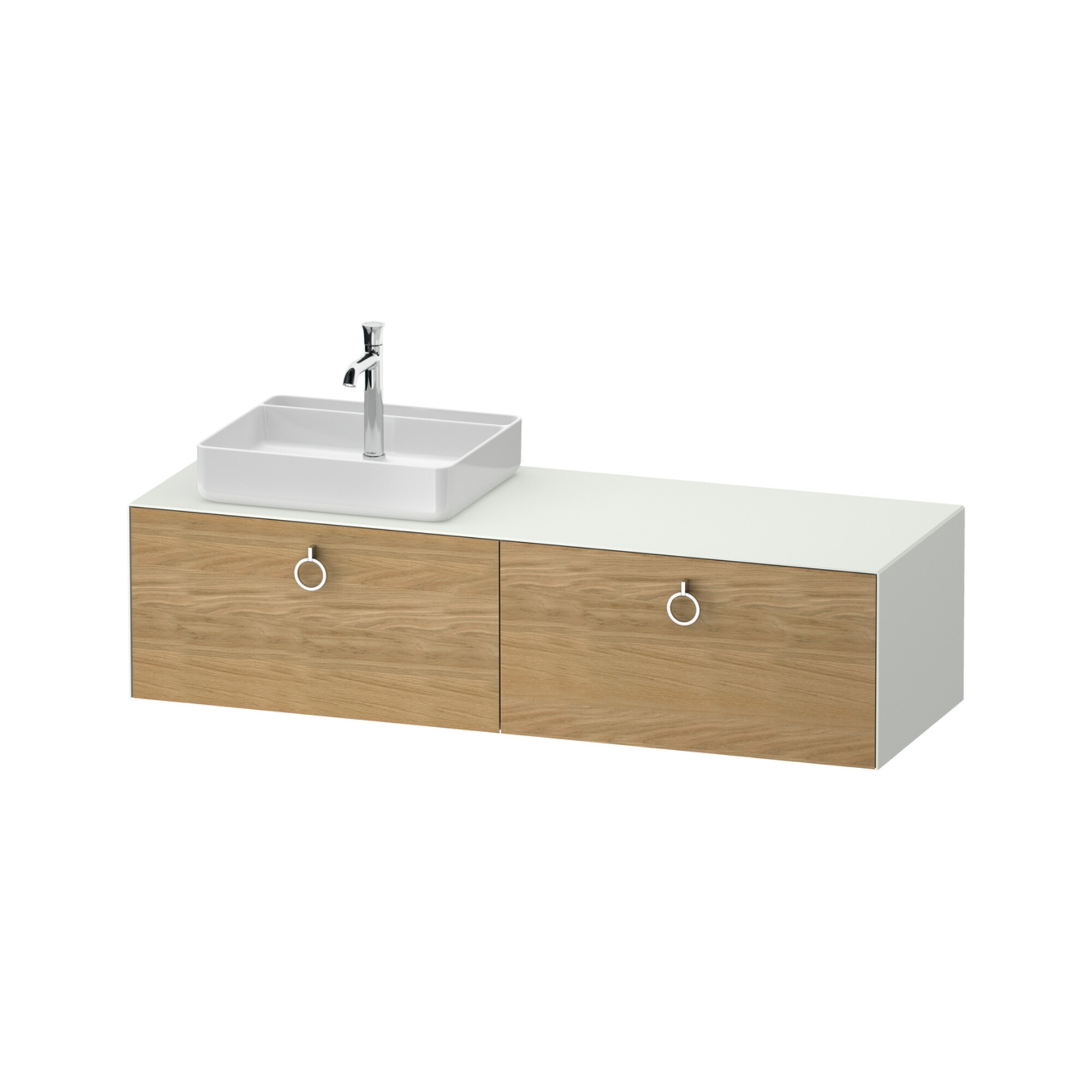 Duravit Waschtischunterschrank White Tulip 160x55cm, B l, E Nat w m, k Ein/o Be