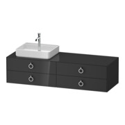 Duravit Waschtischunterschrank White Tulip 160x55cm, B L, gr g, k Ein/o Beleuchtung