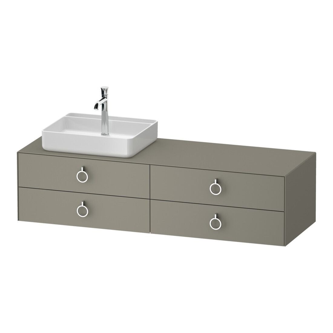 Duravit Waschtischunterschrank White Tulip 160x55cm, B L, st-g m, k Ein/m Be