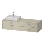 Duravit Waschtischunterschrank White Tulip 160x55cm, B L, T m, k Ein/o Beleuchtung