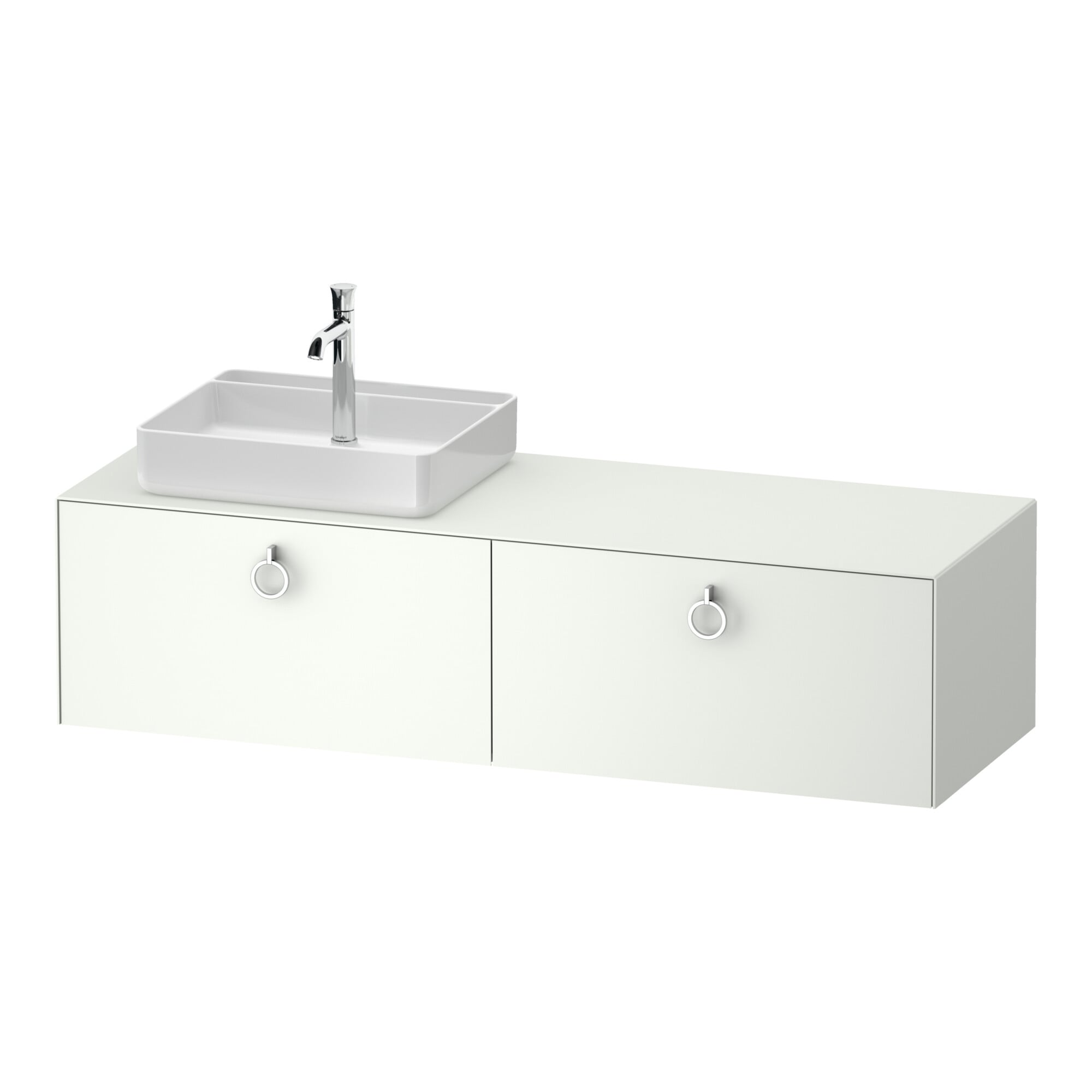 Duravit Waschtischunterschrank White Tulip 160x55cm, B l, w m, k Ein/o Beleuchtung