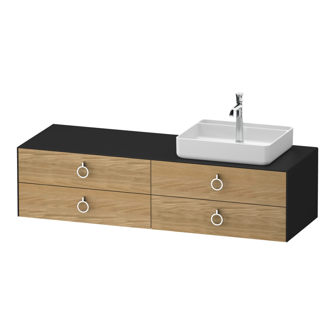 Duravit Waschtischunterschrank White Tulip 160x55cm, B R, E N gra m, k Ein/o Be