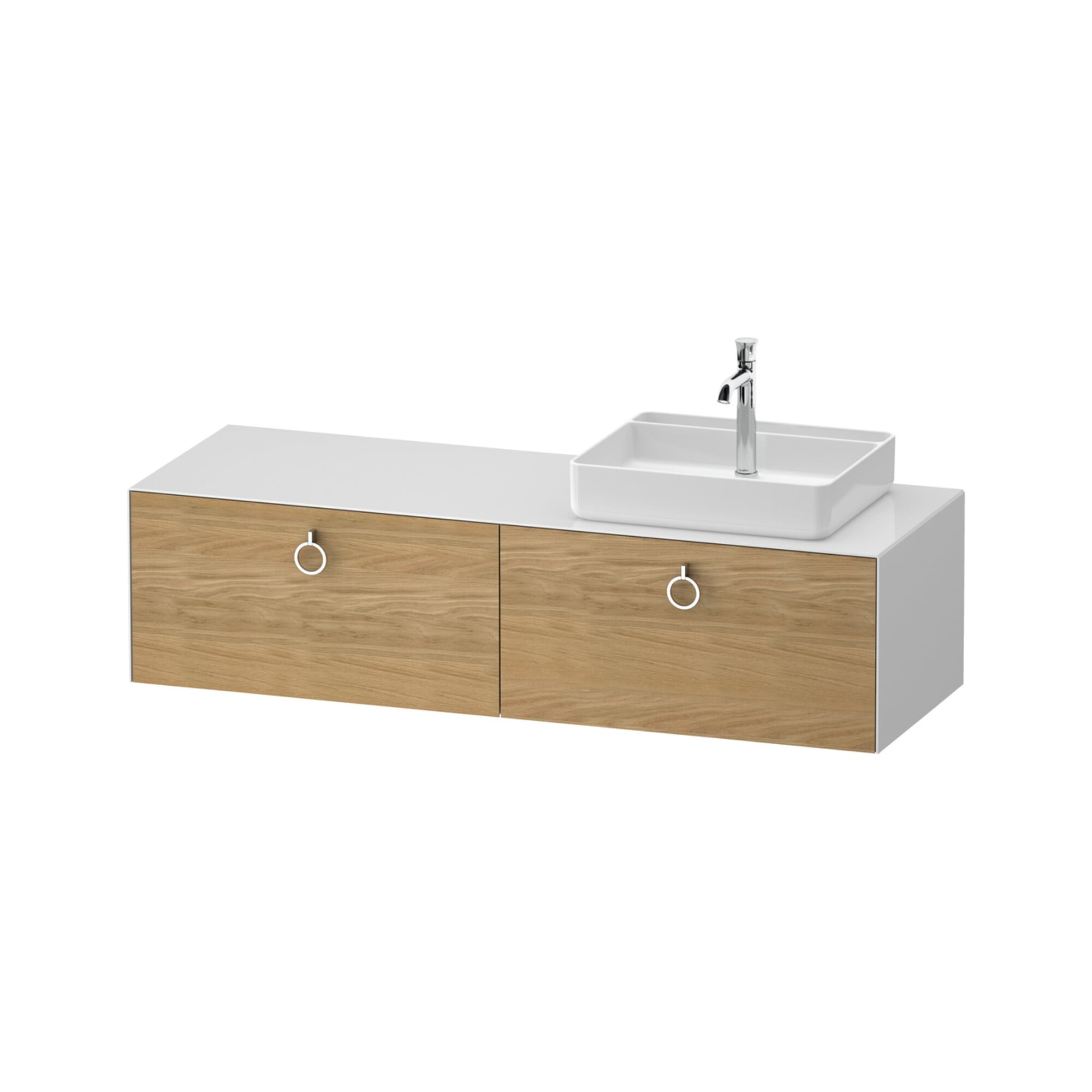 Duravit Waschtischunterschrank White Tulip 160x55cm, B r, E Nat w g, k Ein/m Be