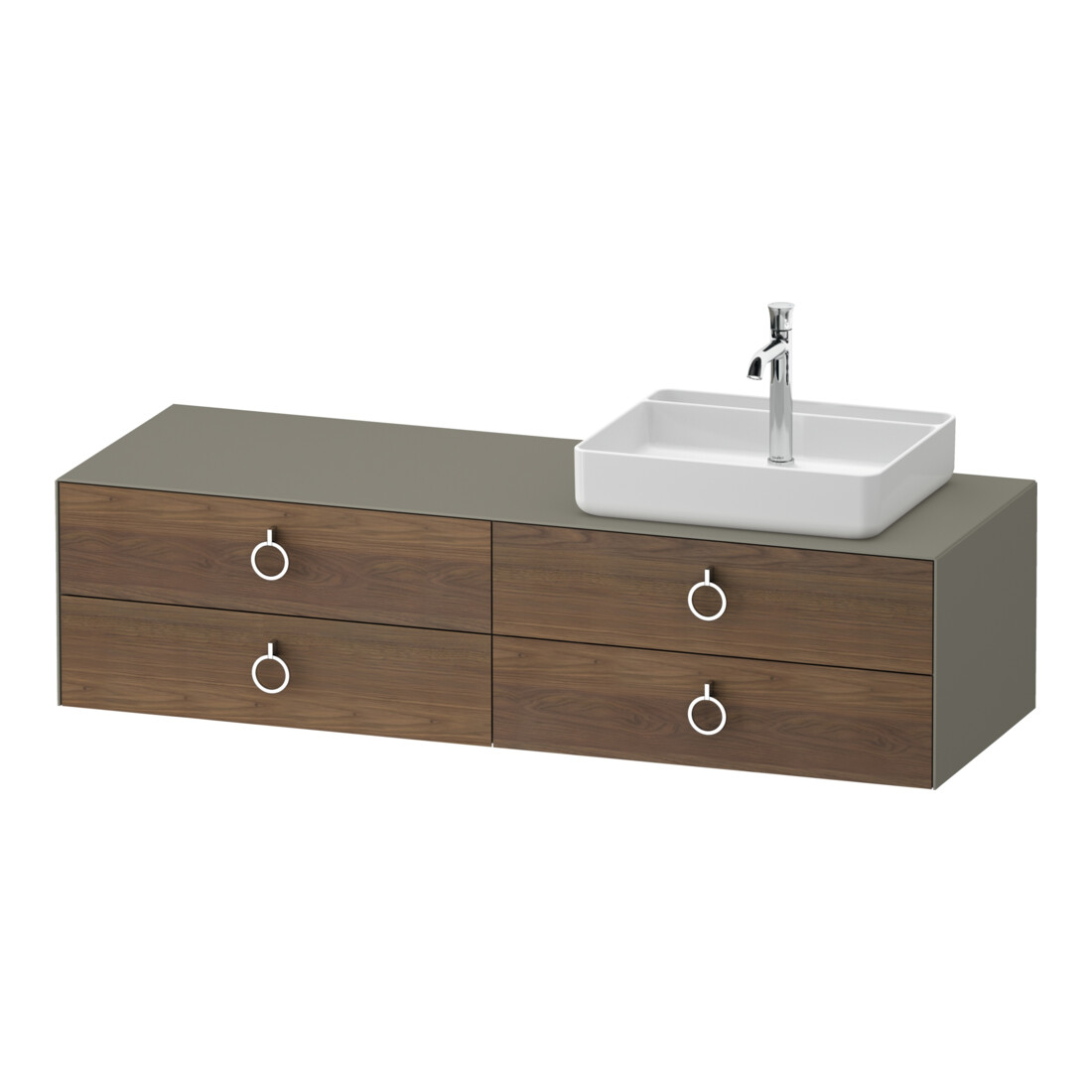 Duravit Waschtischunterschrank White Tulip 160x55cm, B R, US N StG m, k Ein/o Be