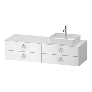 Duravit Waschtischunterschrank White Tulip 160x55cm, B R, w g, k Ein/m Beleuchtung