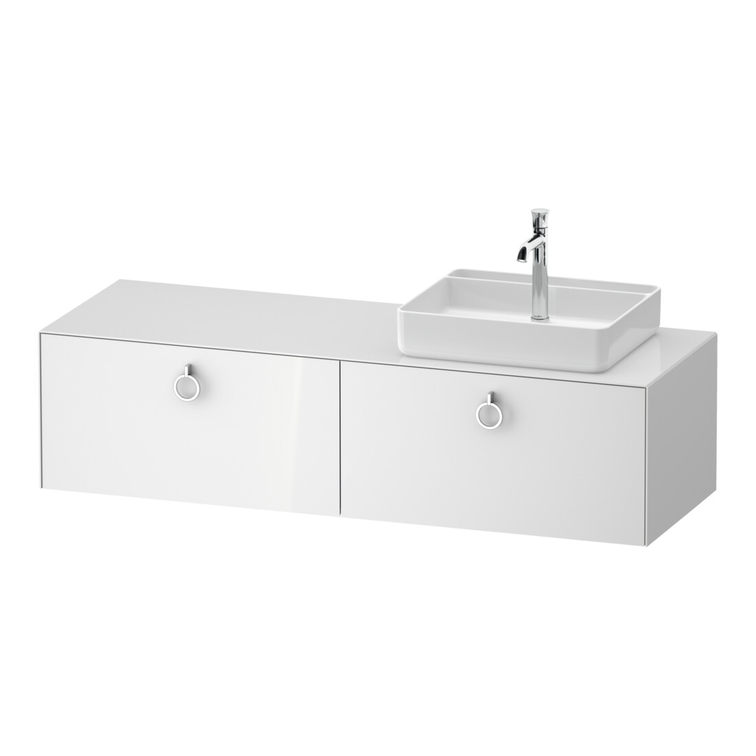 Duravit Waschtischunterschrank White Tulip 160x55cm, B r, w g, k Ein/o Beleuchtung