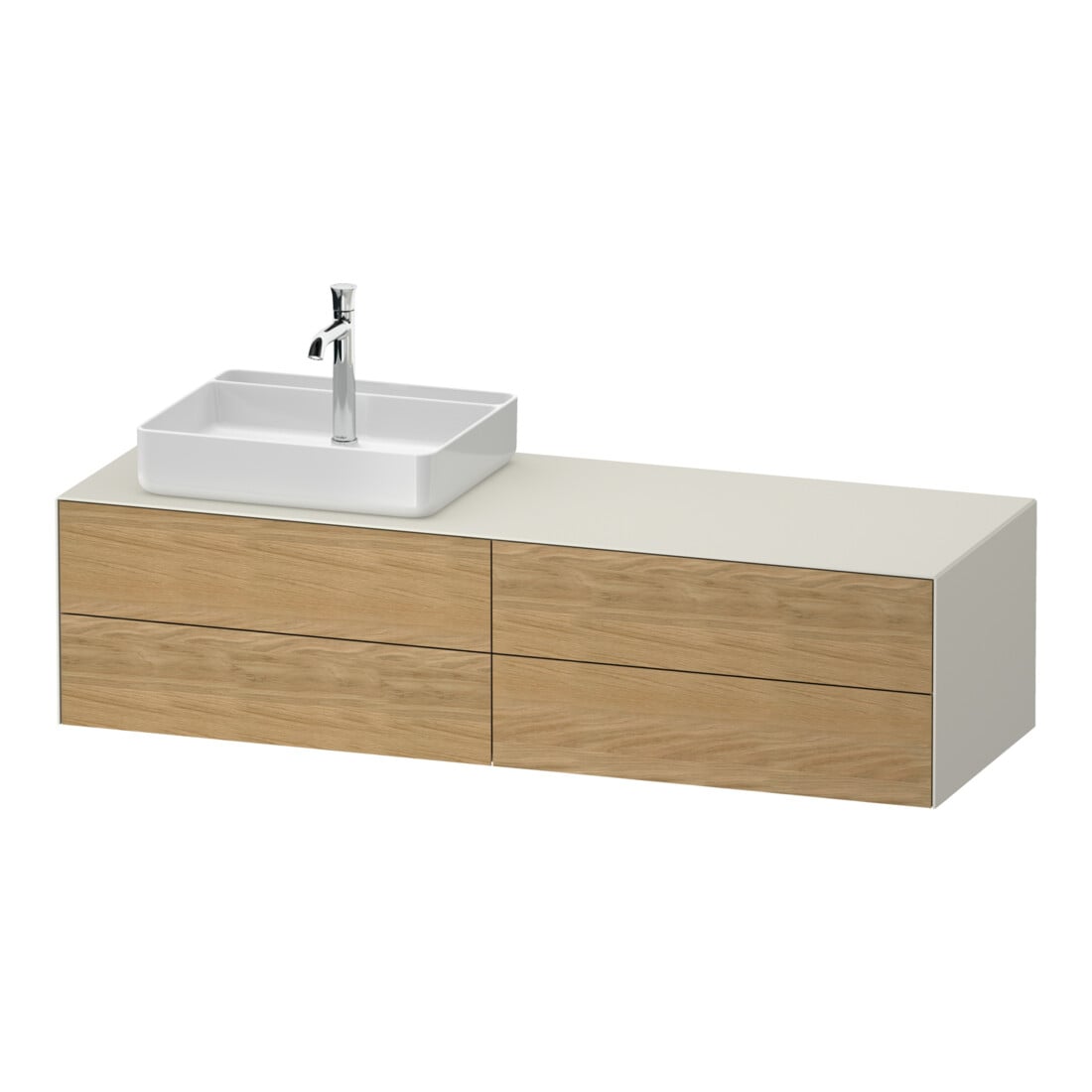 Duravit Waschtischunterschrank White Tulip 160x55cm, Be L, E N no w sm, k Ei/m IB