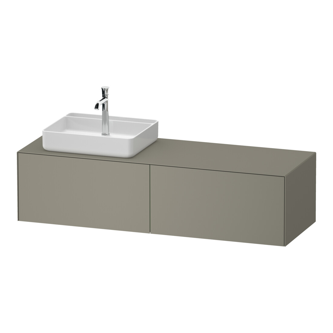 Duravit Waschtischunterschrank White Tulip 160x55cm, Be L, st-g sm, k Ei/m IB