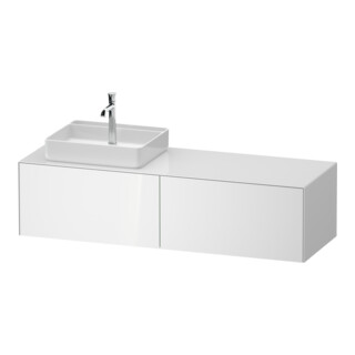 Duravit Waschtischunterschrank White Tulip 160x55cm, Be L, w g, k Ei/o Beleucht.