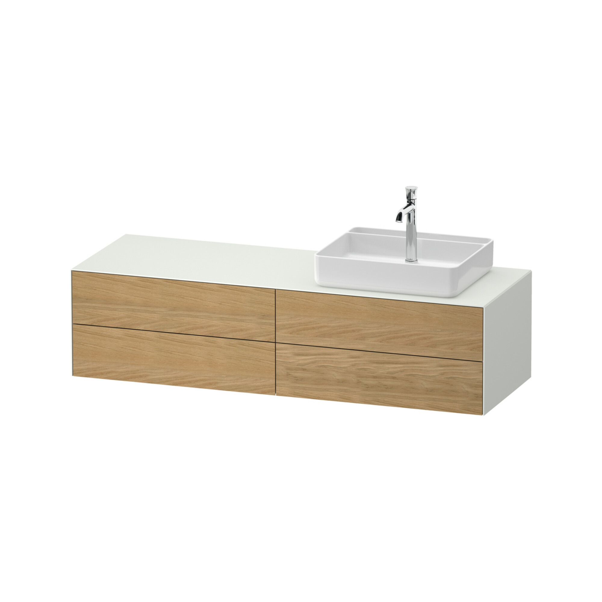 Duravit Waschtischunterschrank White Tulip 160x55cm, Be R, E N w sm, k Ei/m IB