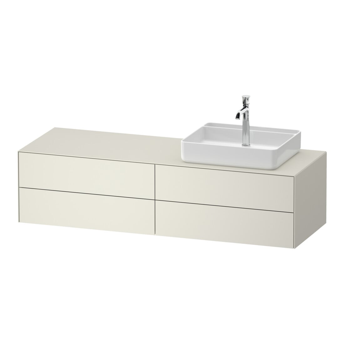 Duravit Waschtischunterschrank White Tulip 160x55cm, Be R, No w sm, k Ei/m IB