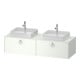 Duravit Waschtischunterschrank White Tulip 160x55cm, w m, k Ein/m Beleuchtung-1