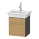 Duravit Waschtischunterschrank White Tulip 38,4x29,8cm, 1 T, An L, E N mas/gra hgl-1