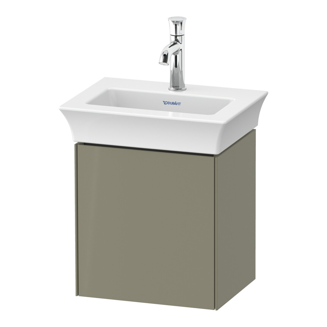 Duravit Waschtischunterschrank White Tulip 38,4x29,8cm, 1 T, An li, steingrau hgl