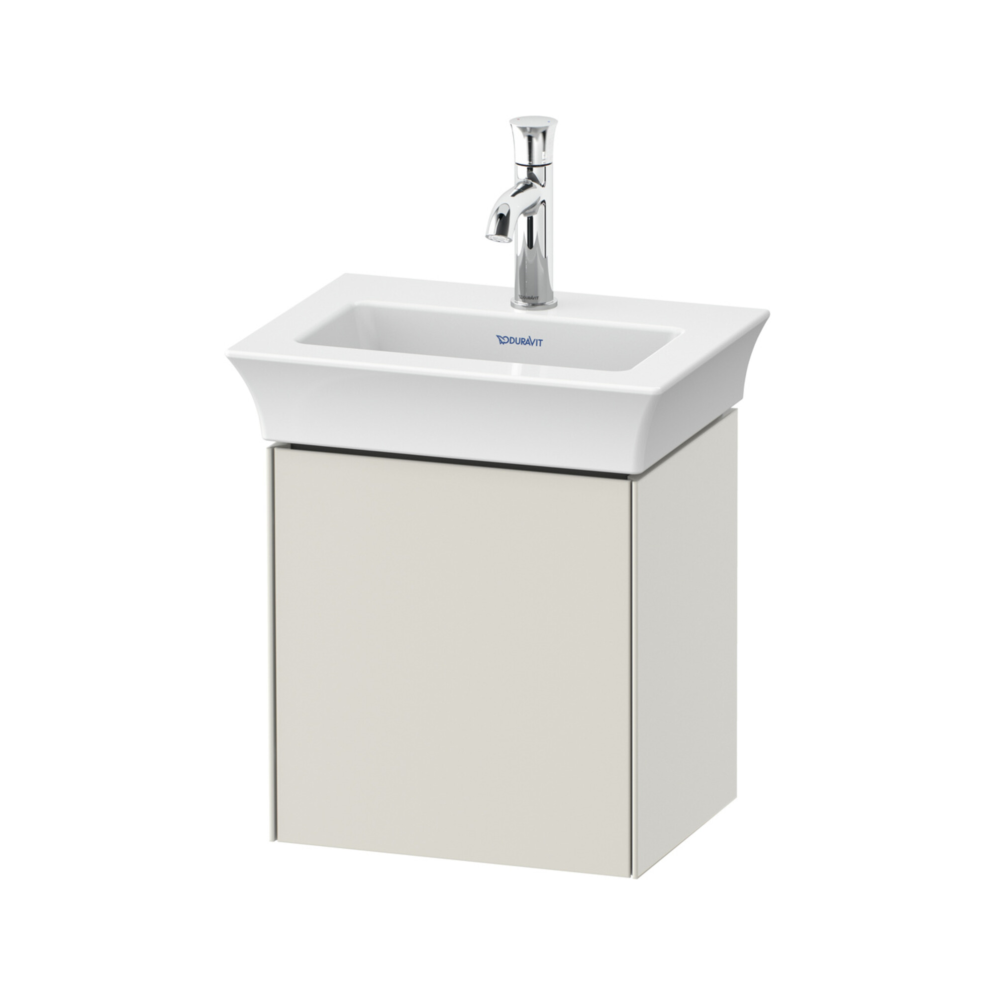 Duravit Waschtischunterschrank White Tulip 38,4x29,8cm, 1 T, An re, Nord we. s-matt