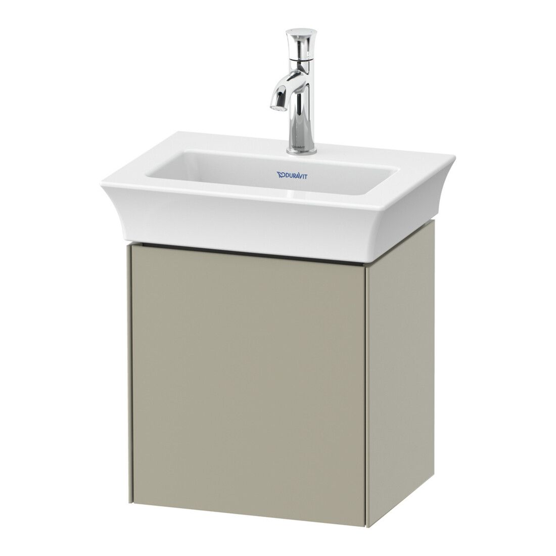 Duravit Waschtischunterschrank White Tulip 38,4x29,8cm, 1 T, Anschl li, Tau s-matt