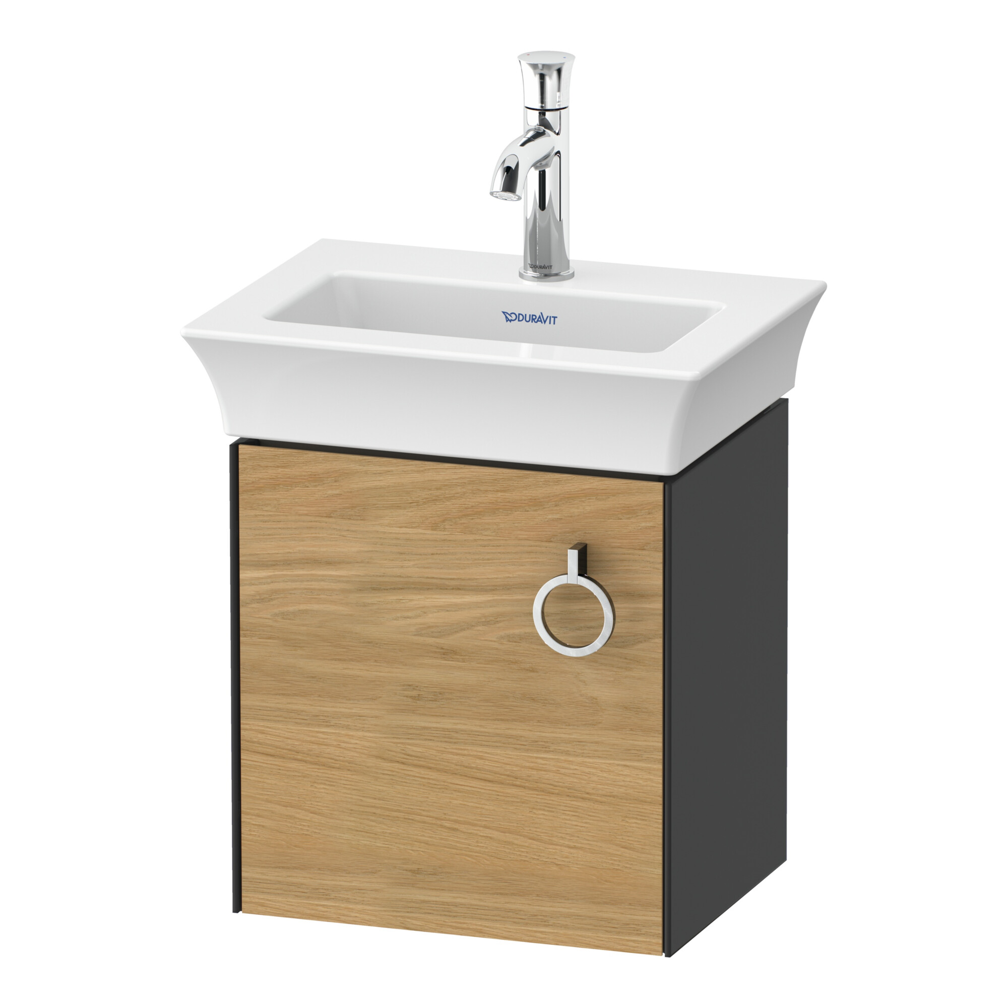 Duravit Waschtischunterschrank White Tulip 38,4x29,8cm, 1 T m G, An l, E Nat gra g