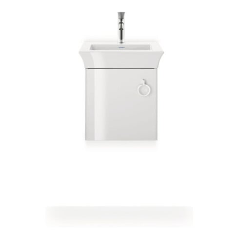 Duravit Waschtischunterschrank White Tulip 38,4x29,8cm, 1 T m G, Anschl li, we hgl