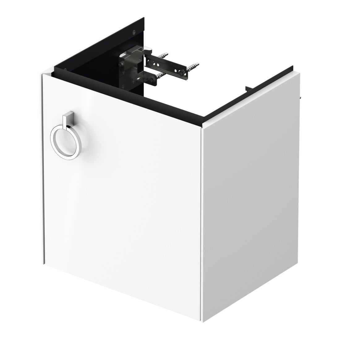 Duravit Waschtischunterschrank White Tulip 38,4x29,8cm, 1 T m G, Anschl re, we hgl