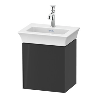 Duravit Waschtischunterschrank White Tulip 38,4x29,8cm, 1 Tür, Anschl li, graph hgl