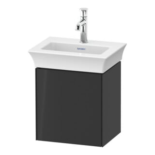 Duravit Waschtischunterschrank White Tulip 38,4x29,8cm, 1 Tür, Anschl re, graph hgl