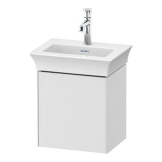 Duravit Waschtischunterschrank White Tulip 38,4x29,8cm, 1 Tür, Anschl re, we. hgl