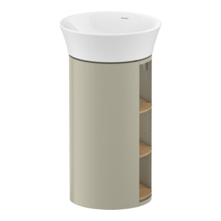 Duravit Waschtischunterschrank White Tulip 41x41x75cm, 2 Holzf.-B, E Nat tau s-matt