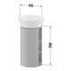 Duravit Waschtischunterschrank White Tulip 41x41x75cm, 2 Holzf.-B, E Nat tau s-matt