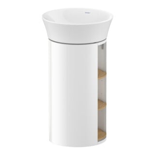 Duravit Waschtischunterschrank White Tulip 41x41x75cm, 2 Holzf.-B, E Nat w hgl
