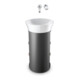 Duravit Waschtischunterschrank White Tulip 41x41x75cm, 2 Holzf.-B, US N mas/gra hgl-1